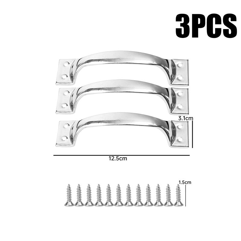 5/6 Inch Stainless Steel Drawer Pulls Cabinet Handles for Kitchen Bathroom Wardrobe Cupboard Door Solid Steel Color Furniture