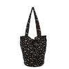 Floral Print Shoulder Bag Women's Large Capacity Bucket Bag Commuter Tote Bag