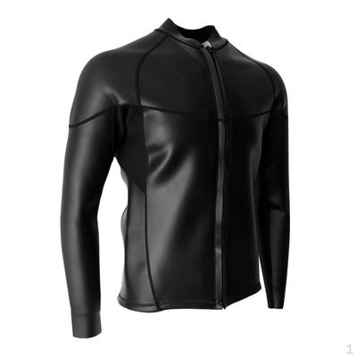 Herren 2mm Neoprenjacke Top Langarm Tauchanzüge