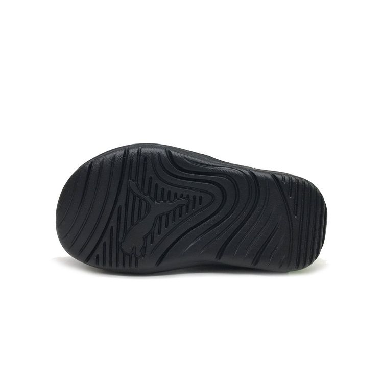 Puma Aquacat Velcro Toddler Shoes Baby Shoes Black Yellow 372158-09