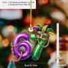2D Flat Six Seven Mardi Gras Acrylic Sign, Pendants, Drops & Finials, Suitable for Wall Decoration, Porch, Room, Villa, Accents Home, Hallway, or Work