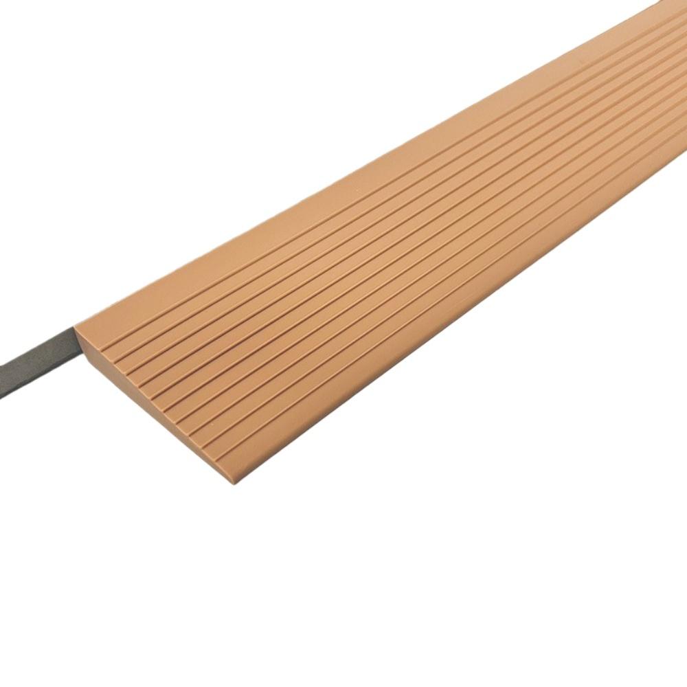1pc0.9mX5cm/7.5cm Self-Adhesive Ramp Mat Multi-Purpose Floor Transition Strip Easy Install Non-Slip Doorway Threshold Ram Home
