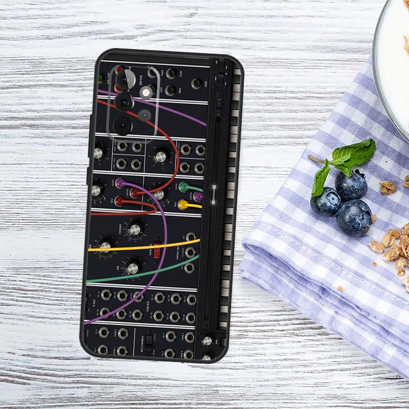 Vintage Synth Synthesizer Case For Samsung Galaxy A54 A34 A14 A13 A33 A53 A12 A32 A52 A71 A51 A15 A25 A55 A35 Cover