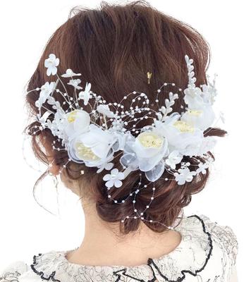 Braut Tiara Hochzeit Haarschmuck Kopfschmuck Haar-Accessoire Hochzeit Japanische Kleidung Abschlussfeier F CP1006 [JZOON] Vor-Fotoshooting