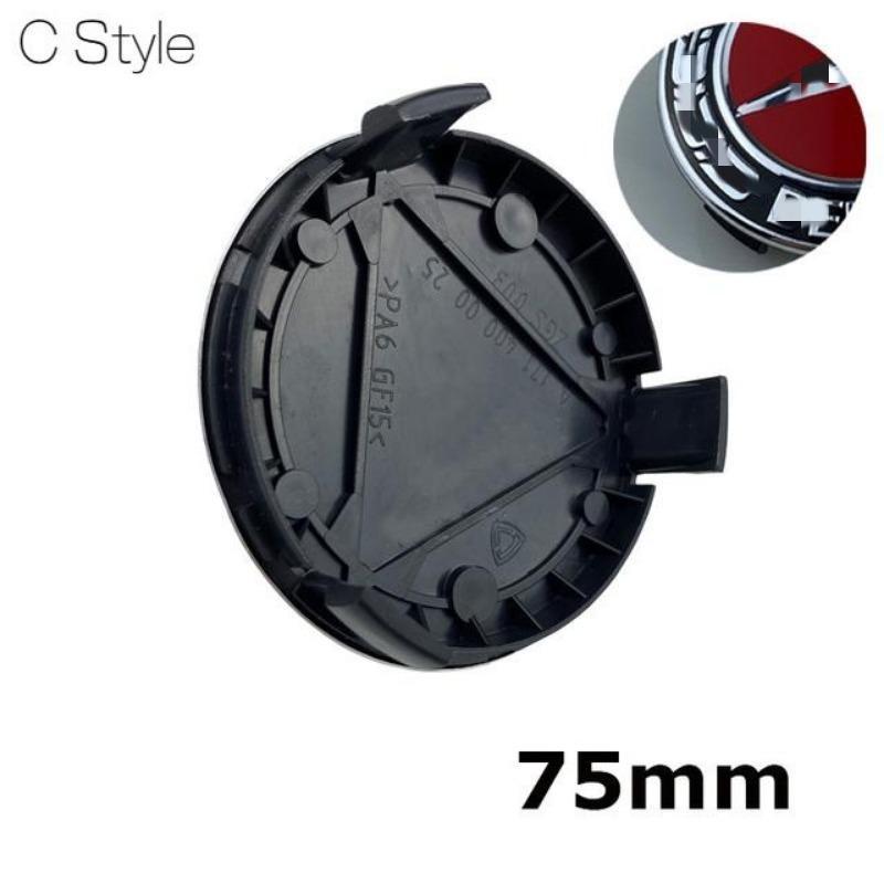 4pcs/lot 75mm Car wheel Hub Caps Emblem badge For B/-e-n/z A1714000025 Accessories