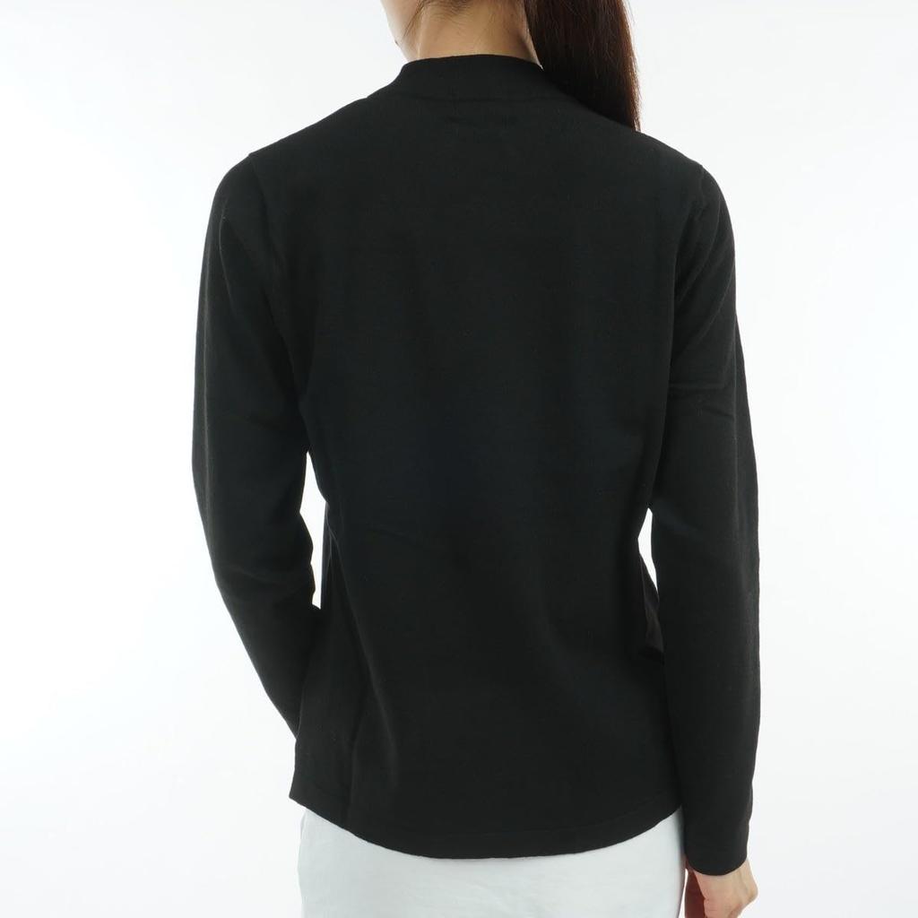 Ping Apparel Women's Long Sleeve High Neck Sweater (Logo Print) / Golf / 622-4275002 010_Black LL