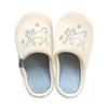 Okabe Tetsuro Cm Slippers, Beige, 23.0