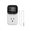 Controlled WiFi Thermostats Outlet with Timer Function & LED Indicates Programmable Socket for Indoor Appliances
