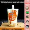 Soy Milk Stand-Up Spout Bag - Reusable, Transparent, Liquid-Safe, Large Diameter Packaging for Soups & Beverages
