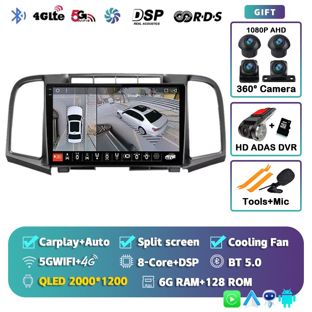 Android14 Carplay Auto For Toyota Venza 2008 - 2012 2013 2014 2015 2016 Car Radio Multimedia Player Video Stereo WIFI+4G BT 2DIN