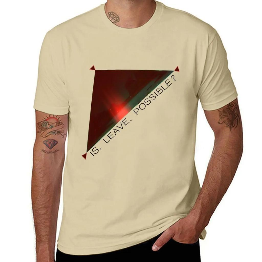 IS LEAVE POSSIBLE TShirt korean fashion vintage anime shirt cotton graphic tees mens graphic tshirts funny