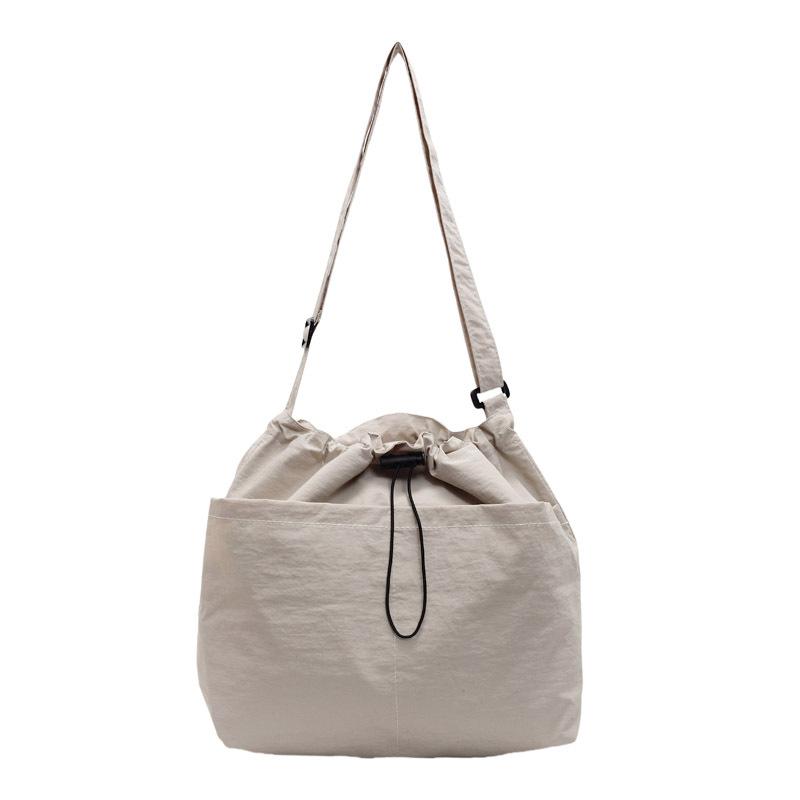 Women's bag 2025 summer new nylon bag light messenger bag large capacity shoulder bag urban simple mother bag