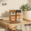Stress Reducing Keyboard Cartoon Dog Fidget Toy, 1/2/3/4/9-Key Push Button Clicky Toy Relief Mini for Backpack Handbag Purse Charm