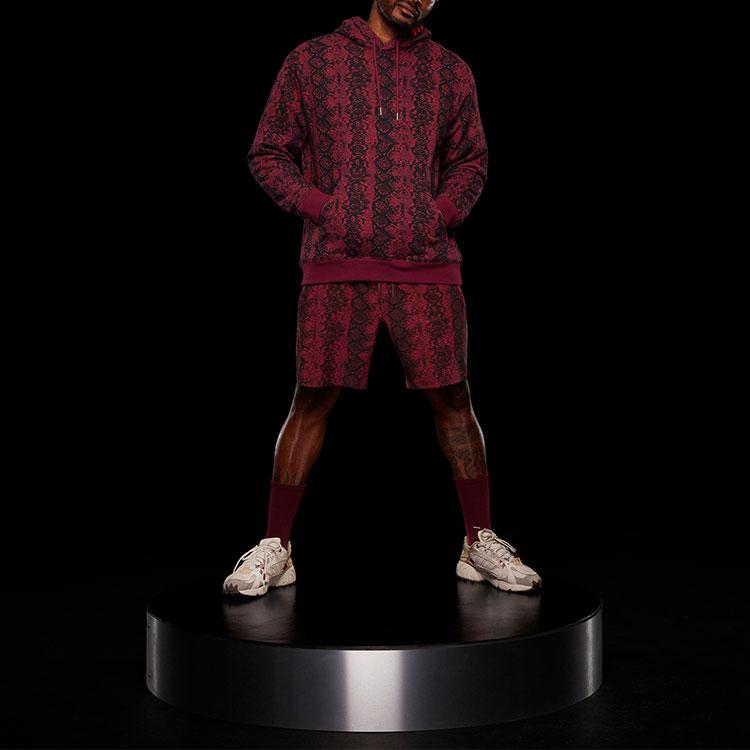 Adidas Originals X Ivy Park Casual Print Hoodie With Long Sleeves Men Tops Red HI1975