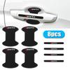 8PCS Carbon Fiber Car Door Handle Bowl Anti-Scratch Cover Guard Protector Stickers GZW
