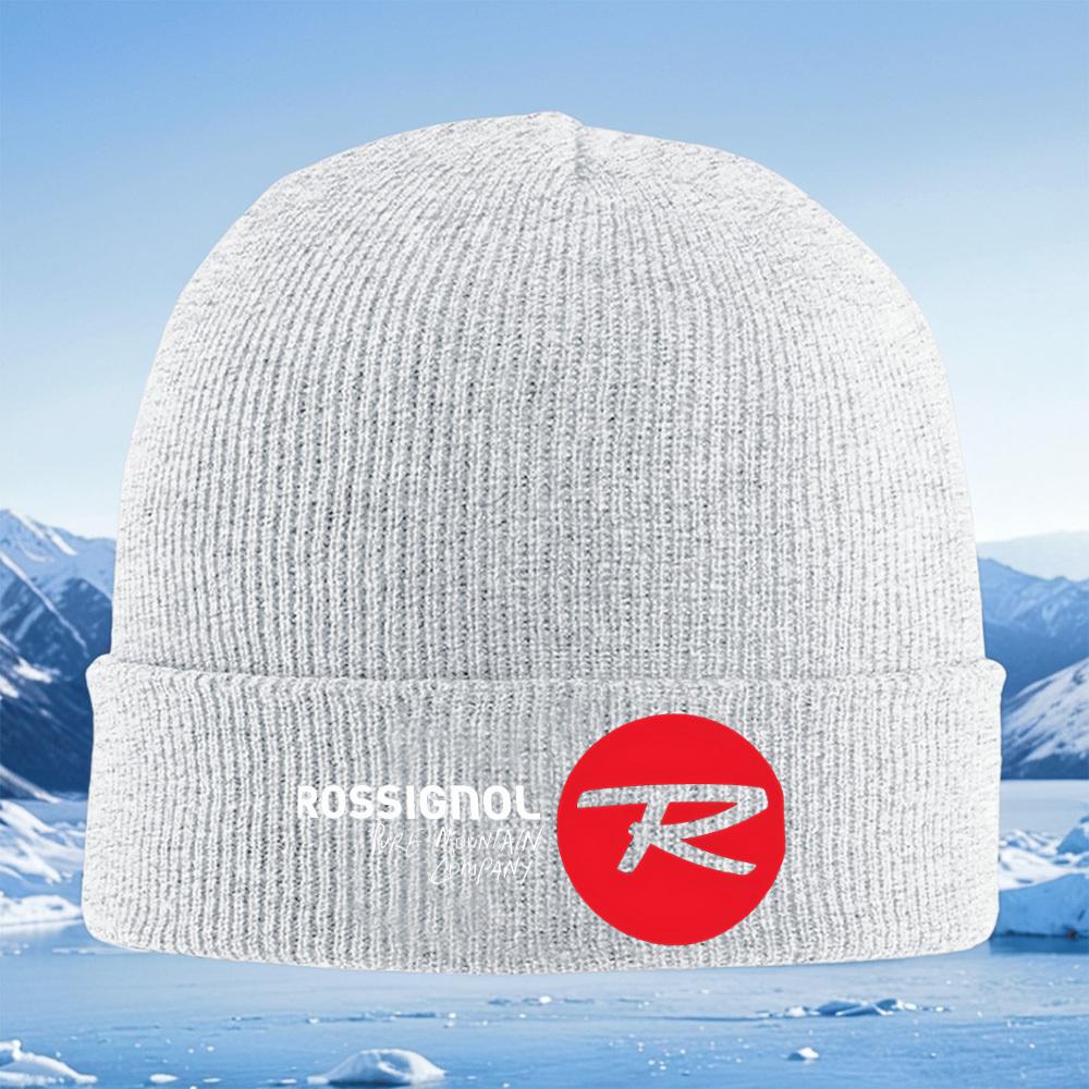 Rossignol Brand Logo Circle Symbol Unisex WoUnisex Unisex Knitted Hat Beanie Pullover Cap Winter Thermal Warm Christmas Outdoor Cyclin
