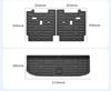 Eco-Friendly TPE Floor Mats for 2023 Jishi 01, Six/Seven-Seater - Complete Set for Trunk and Interior.