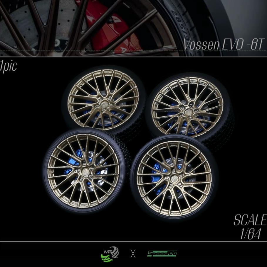 

SpeedCG 1/64 Car Modified Wheels 9.4/10/10.5/11/12mm SE110/ Rubber Tires Resin Wheels Suitable for 1:64 Static Car Model Gift