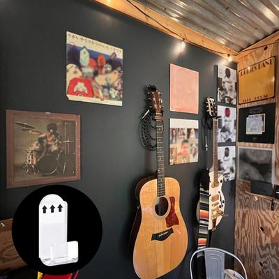 6/30Pcs Record Rack Wall Mount Acrylic Record Display Shelf Easy Installation Record Hanger for Home Decor