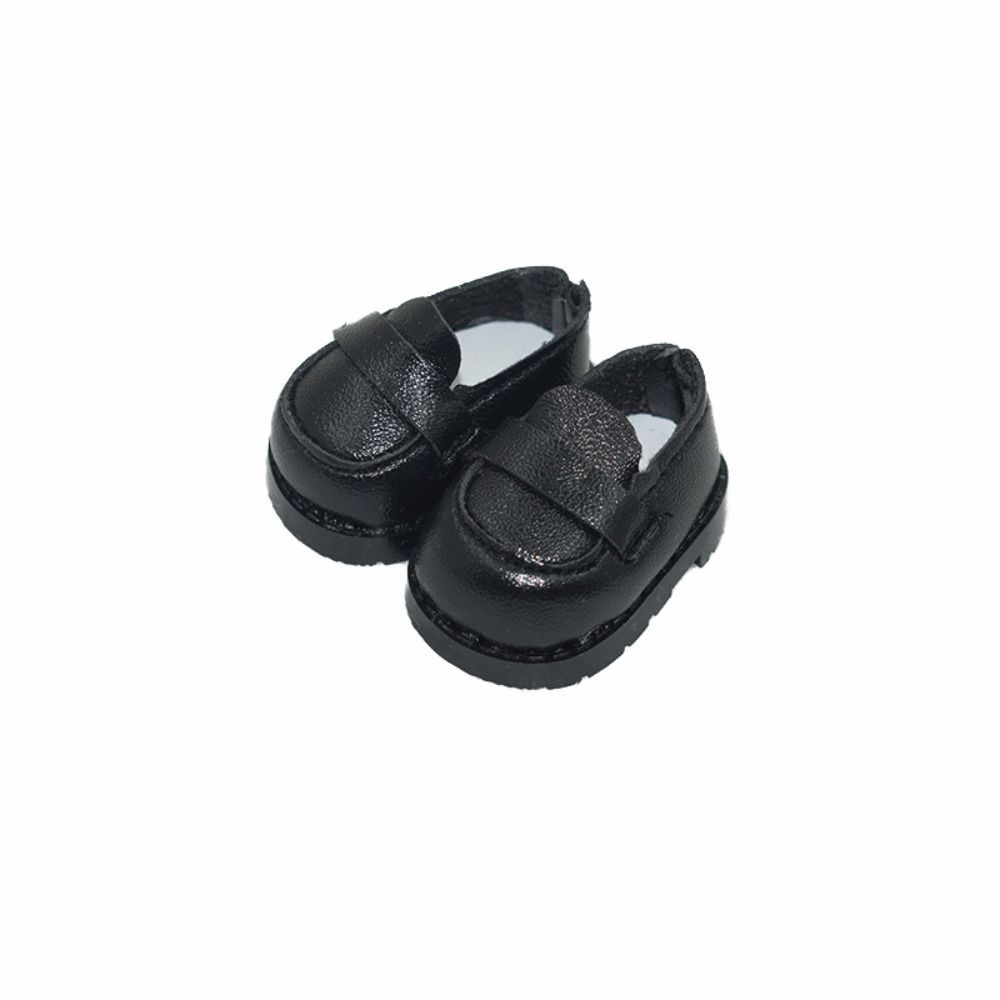 PU Leather Doll Shoes Multicolor Mini Academic Style Shoes  10/20cm Cotton Stuffed Doll