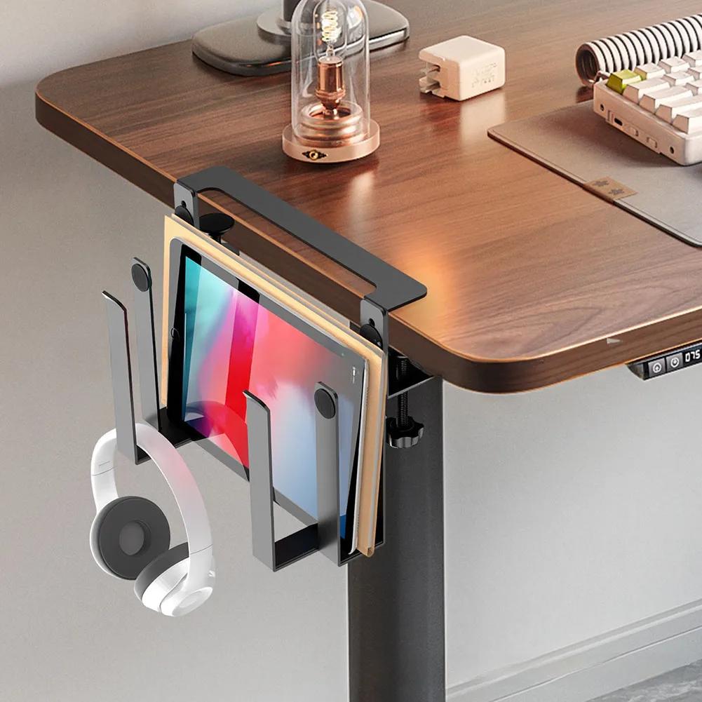 Desk Organizer Laptop Storage Rack Versatile Use In Various Environments Easy Installation Process For Study Rooms