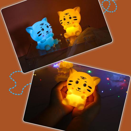 Tiger Night Light Endurance Decorative Kids Gift Bright Toddler Nursery Lamp for Kids