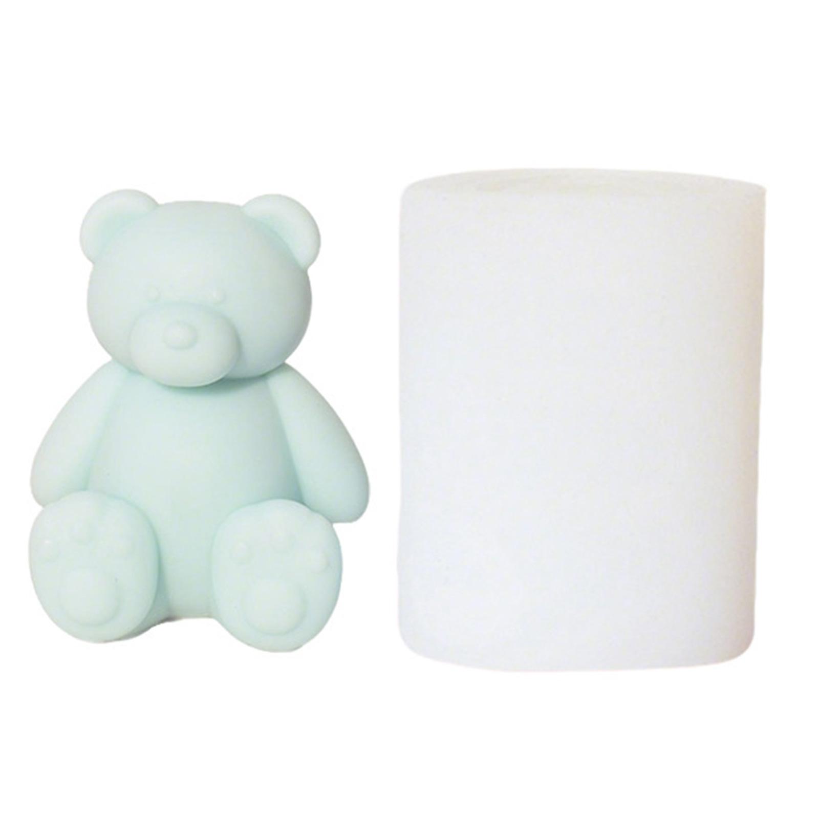 

Силиконовые формы в виде медведя для ароматических свечей для украшения дома, ремесленных проектов и художественного творчества с замысловатой детализацией L