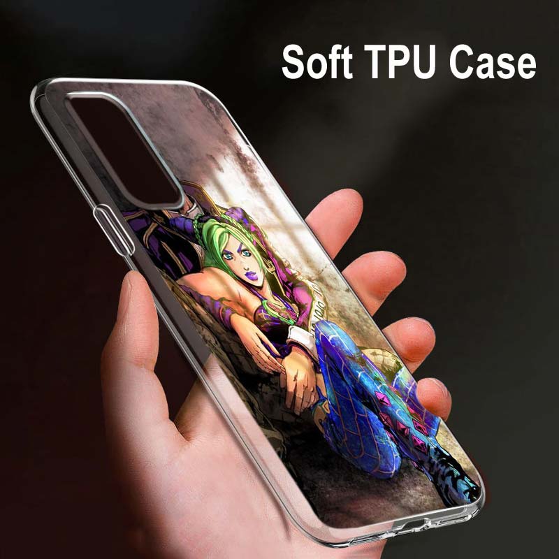 Jojo's Bizarre Adventure Jojo Pro OPPO Reno7 SE 6 5 Z F 4G 5G Find X2 X3 Neo Lite Pro Plus Průhledný Měkký Telefonní Kryt Coque