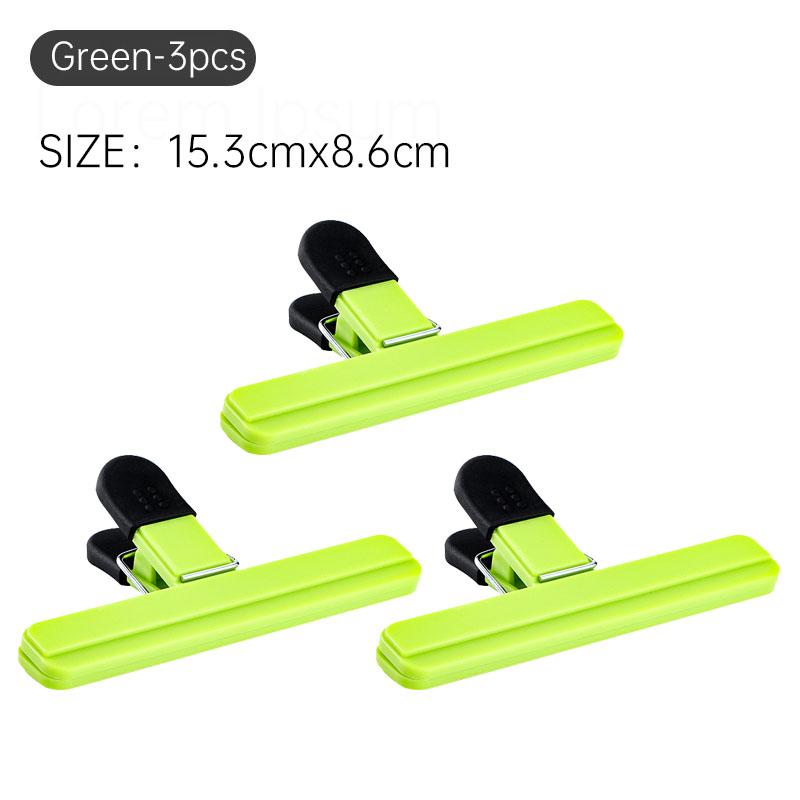 1/3Pcs Portable Large Chip Bag Clips Plastic Assorted Sizes Food Snack Seal Sealing Clip Sealer Clamp Kitchen Storage Accessorie