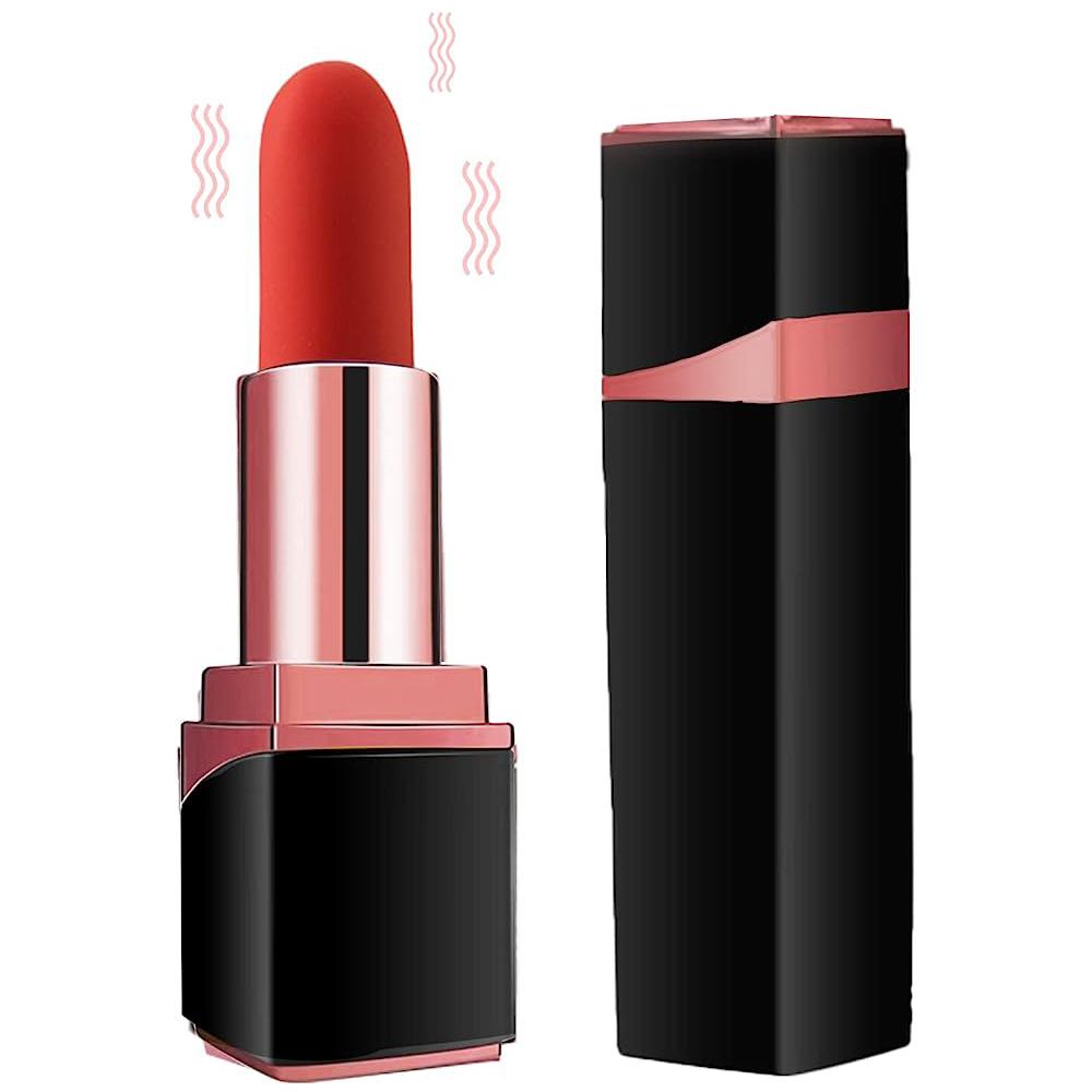 Vibratore a proiettile per donne Mini vibratore vaginale Stimolatore per clitoride e capezzoli Rossetto Giocattolo sessuale per masturbazione femminile per donne