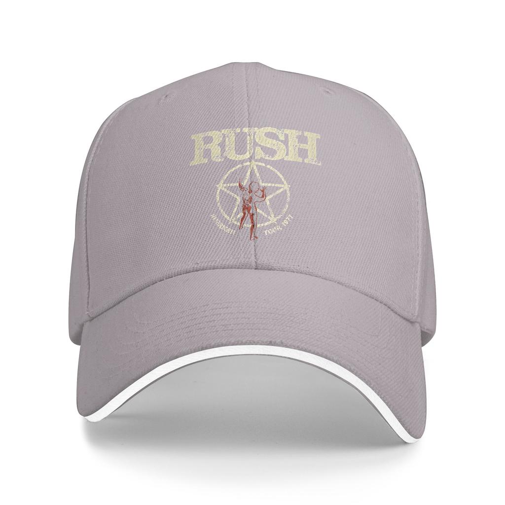 Rush Rock Band Sun Baseball Cap Spring y2k Retro Trucker Hat For Men Adult Hiking Fishing Snapback Cap