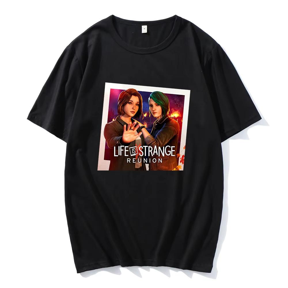Life Is Strange Reunion Tshirt Summer Short Sleeve Top Unisex Tshirts Hot Game Fashion Design Graphic Merch Unisex Streetwear