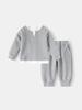 Boys' Spring Two-Piece Outfit: Hoodie and Long Pants Set for Kids