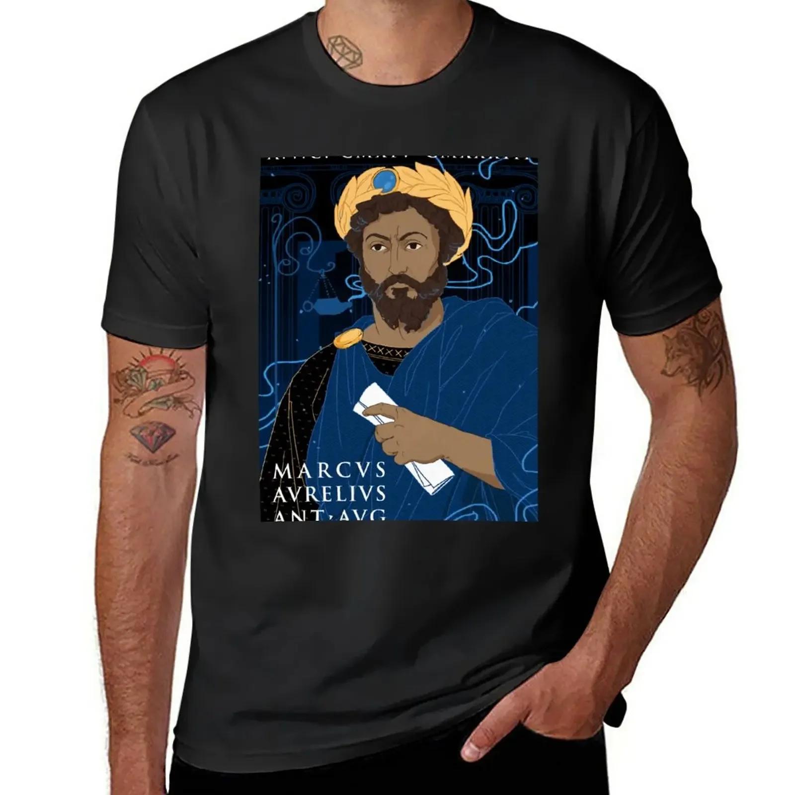 

Marcus Aurelius TShirt cute tops vintage t shirts for men graphic 4XL