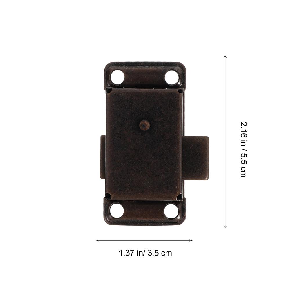 2Sets Vintage Lock with Key Cupboard Locks Retro Decorative Furniture Locks for Wooden Boxes Toolboxes Drawers Cabinets