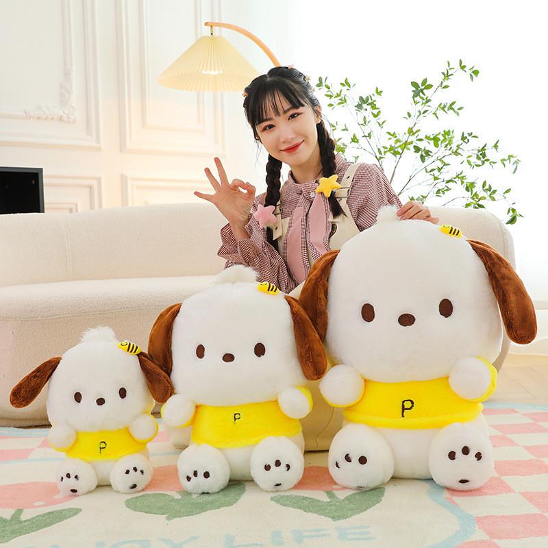 Delightful Pochacco Cartoon Plush Dog Snuggly Short Plush Toy Ideal For Birthday Gifts And Collectors