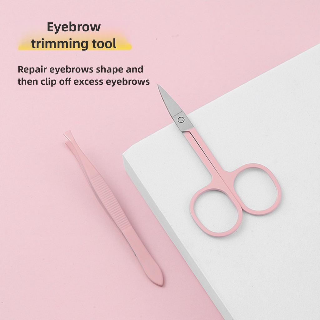 14 Piece Portable Nail Clippers Stainless Steel Ear Digging Spoon Manicure & Pedicure Set Nail