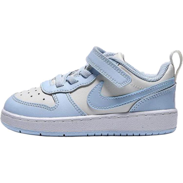Nike Court Borough Low Recraft TD Soft Pearl Celestine Blue Baby Sneakers Hydrangeas White IH4051-001