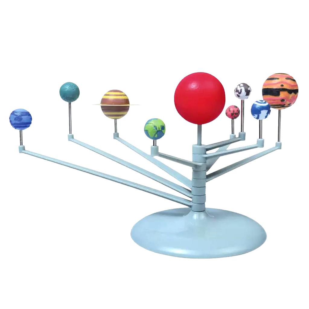 Planetarium Układu Słonecznego DIY Nauka Astronomia Model Planety Świecący w Ciemności Zabawka Edukacyjna STEM