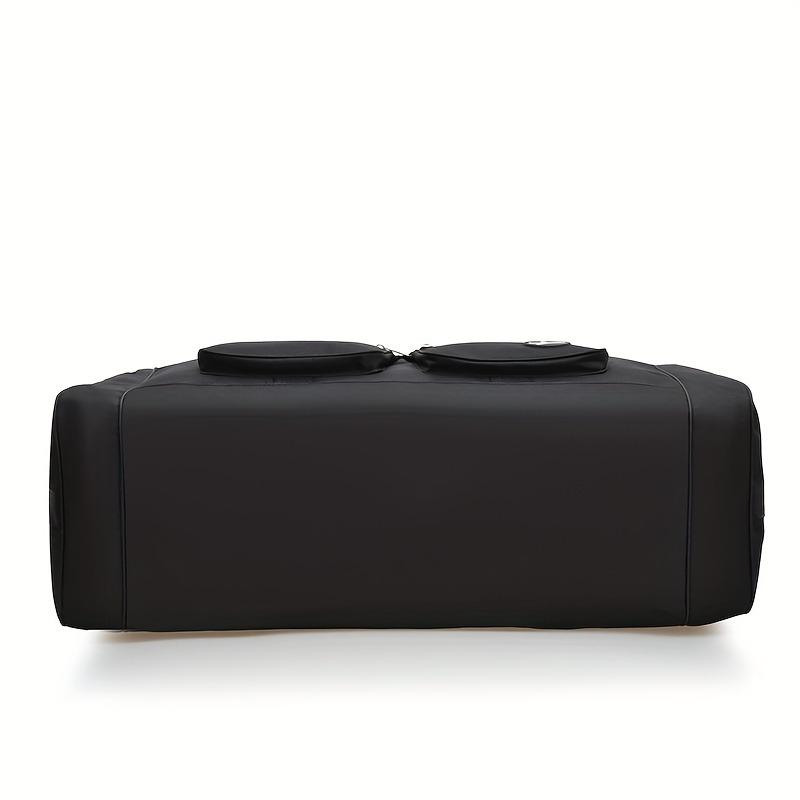 Large Capacity Travel Duffel Bag - Durable Nylon Casual Style with Multiple Compartments & Pockets, Adjustable Shoulder Strap