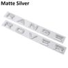 3D Letter Car Hood Bonnet Cover Emblem For Land Rover Range Rover Velar Sport Discovery 2 3 4 Defender Chrome Front Head Sticker BQQ0