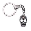 Gothic Floral Cross Keychain Religious Theme Pendant Key Ring 30mm Ring