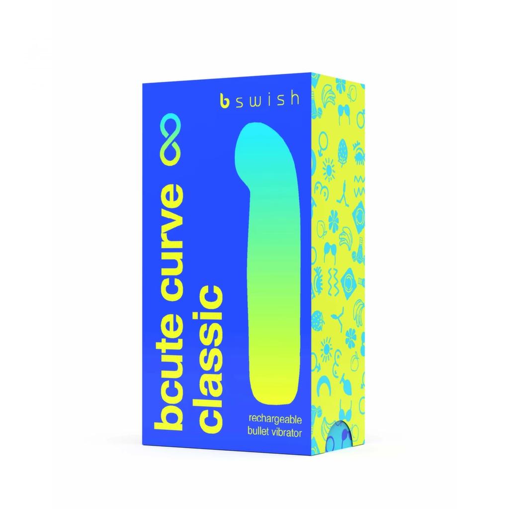 B Swish - Bcute Curve Classic G-Spot Vibrator Blue