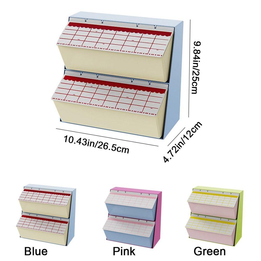 Large Capacity Tea Bag Storage Box Dustproof Desktop Storage Box  for Home