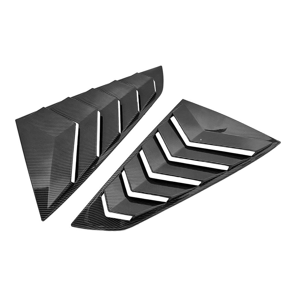 Car Rear Louver Window Side Shutter Decoration Cover Sticker Vent Scoop Trim for Ford Mustang 2025 2025 Up Exterior Accessories