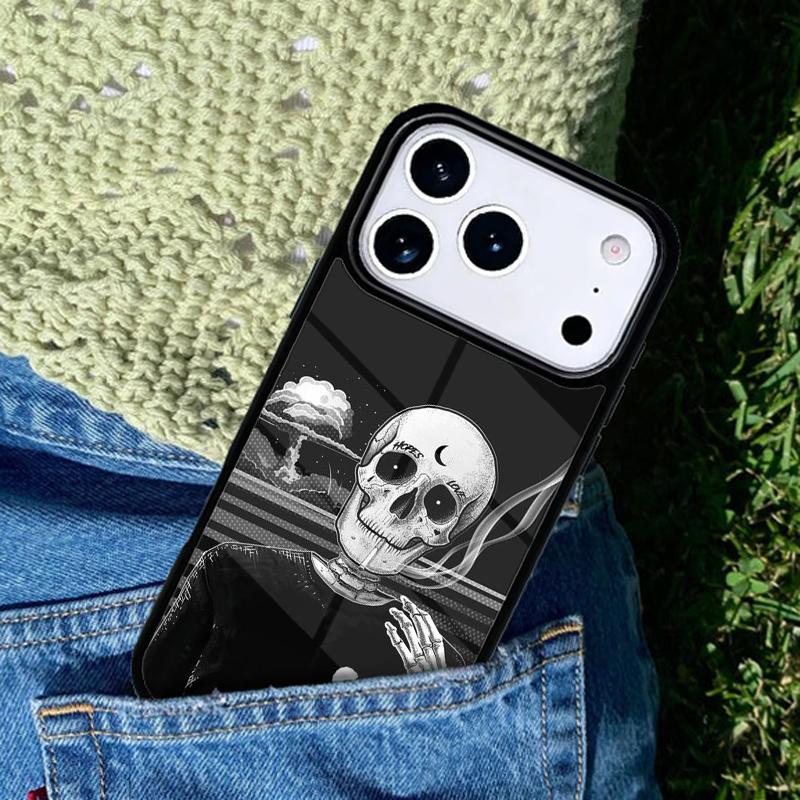 Horrible Skull Skeleton Phone Case Cover Compatible with for IPhone 17air 16e 15 14 13 12 11Pro Max 17 Air