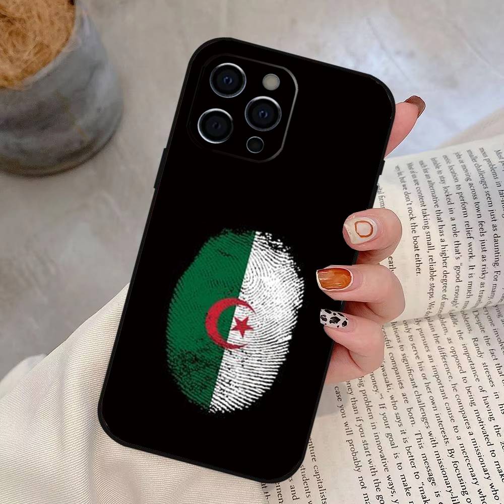 Algeria F-Flag Phone Case Silicone Soft For IPhone 17 16 15 14 13 12 11 X XR Plus Pro Max Plus