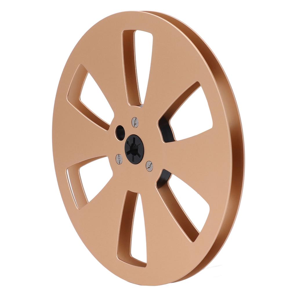 Tonband Leerspule 14 7in Metall Aluminium für TEAC Tonbandgerät Öffnungsmaschine Teile Gold