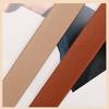 Faux Leather Waist Belt Oval Pin Buckle Waist Strap Classic Leather Waistband  For Women