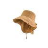 1pc Wide Brim Sun Hats for Women Anti-UV Neck Protection Outdoor Fisherman Visors Cap Fold Summer Multi-functional Beach Hats